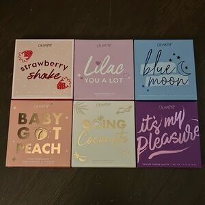 Colourpop eyeshadow palettes